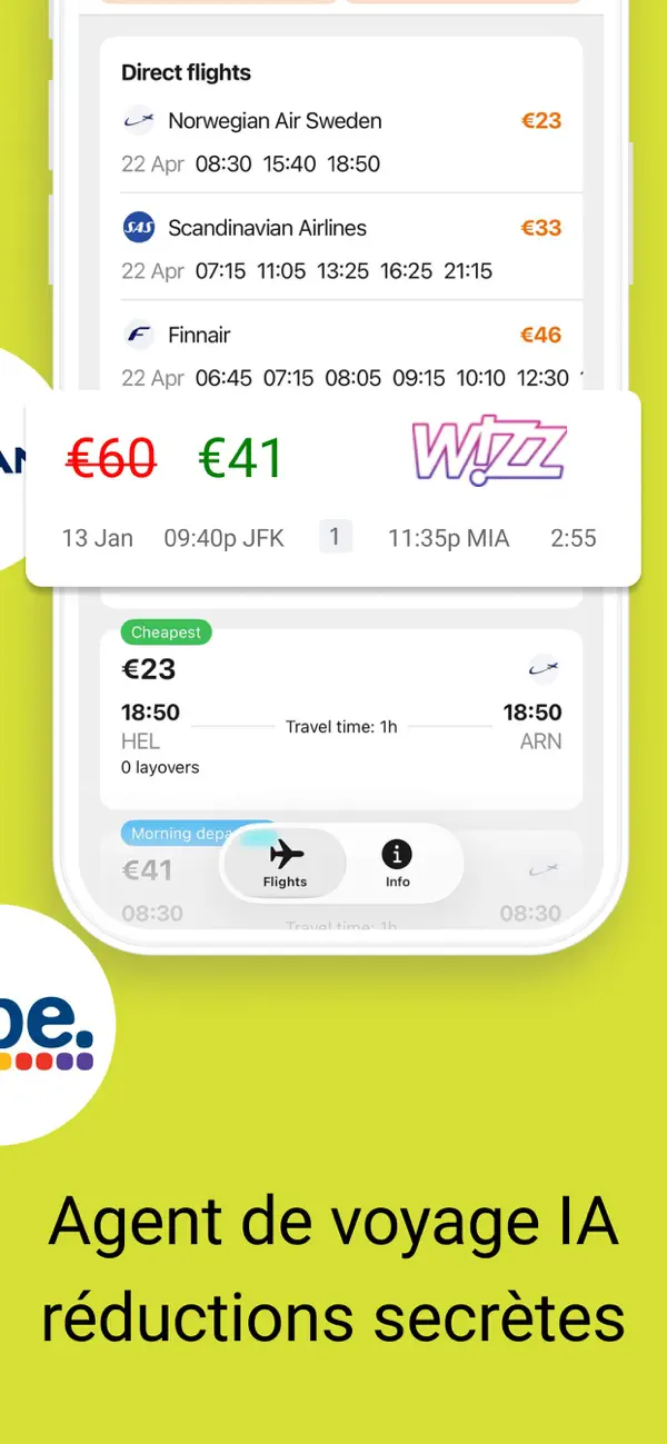 Screenshot #2 pour Vols et billets économiques