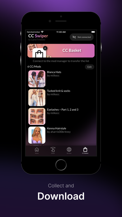 CC Swiper Screenshot