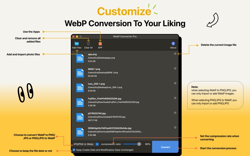 Screenshot #2 pour WebP Converter - AnyWebP