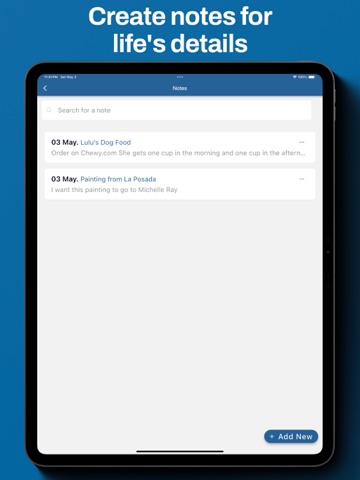 Legacy Lab: Estate Organizer iPad screenshot