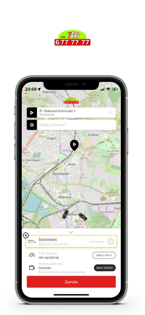 Seven Taxi Sosnowiec screenshot 2