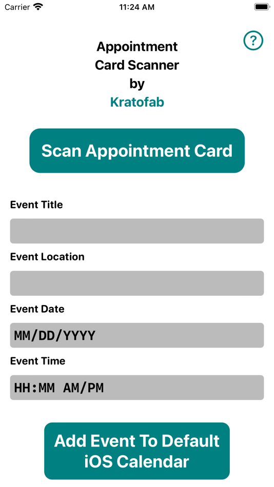 #1. Apt Card Scan (iOS) 由: Kyle Steighner
