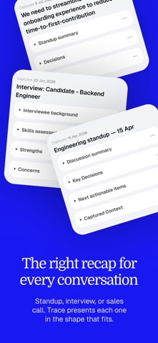 Trace: Context OS screenshot