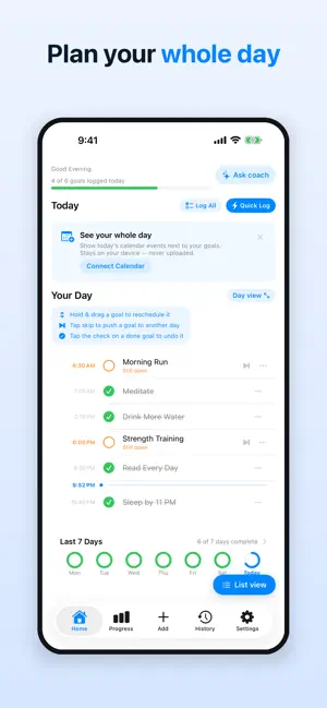 Uplift Me: Goals & Habits screenshot 2