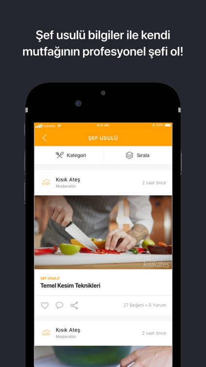 Kısık Ateş Akademi: Tarifler