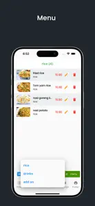 OrderNote - Foods and Drinks screenshot #2 for iPhone