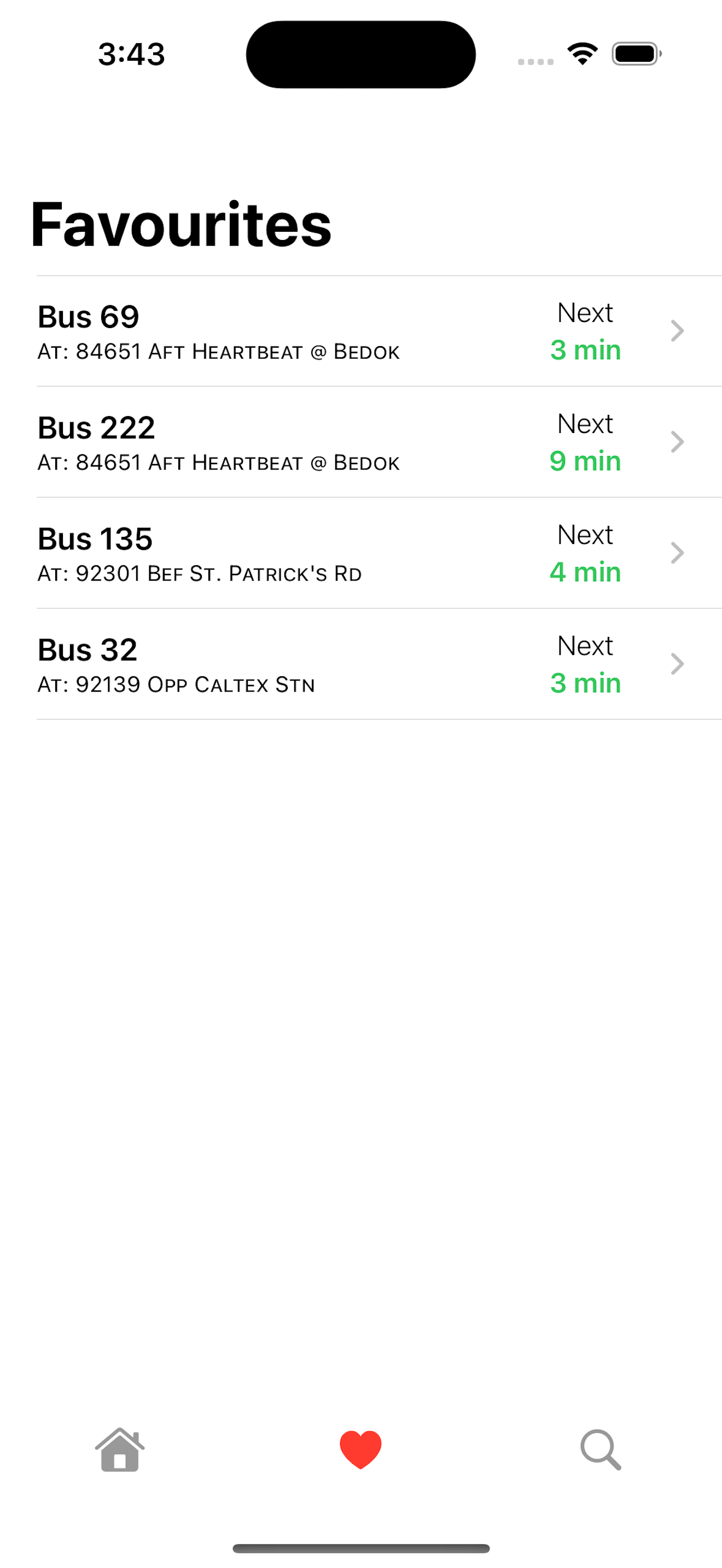 BusTrack SG