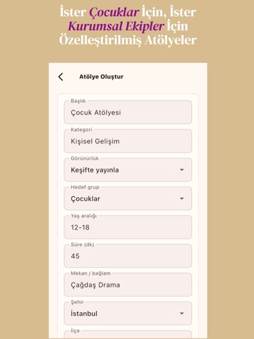 Yaratıcı Drama iPad screenshot