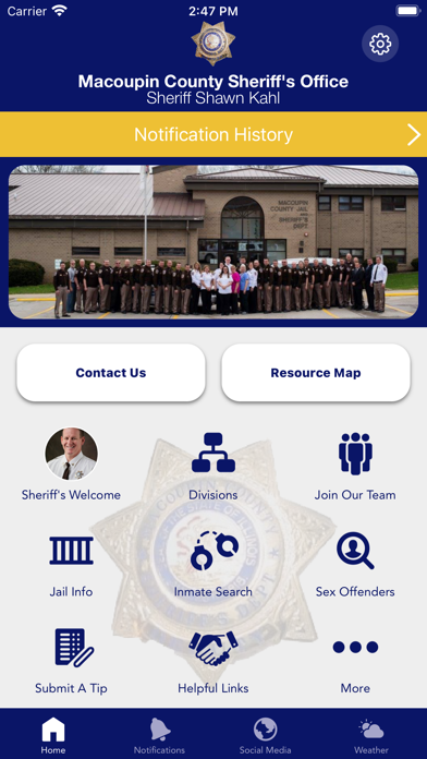 Macoupin County Sheriff IL Screenshot