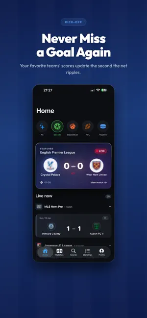 Nova Soccer Hub - All Sports iPhone screenshot 1