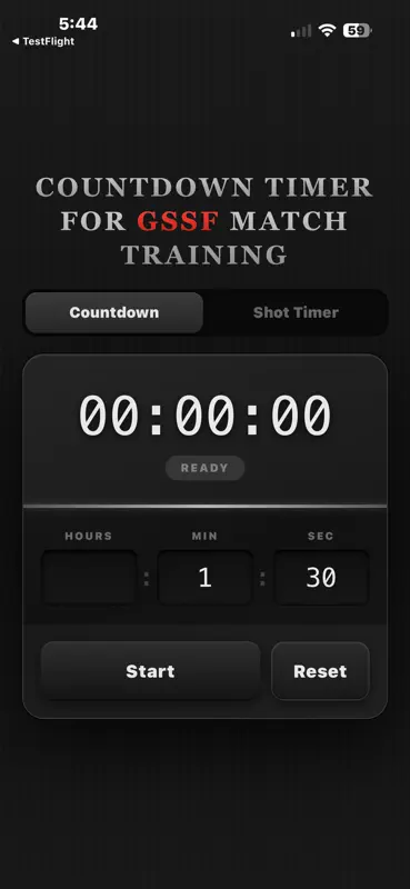 Shot Timer For GSSF Match screenshot 3 of 4