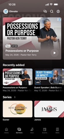 Elevate Church Visalia app screenshot 2