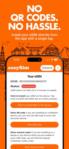 easySim: Travel eSIM & Data Screenshot 5 of 10