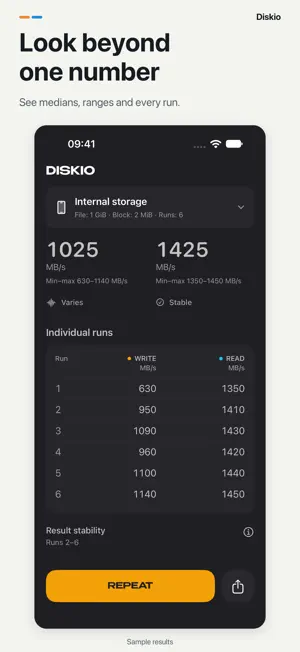 Diskio: Disk & SSD Speed Test screenshot 3