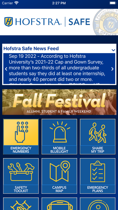 HofstraSafe Screenshot