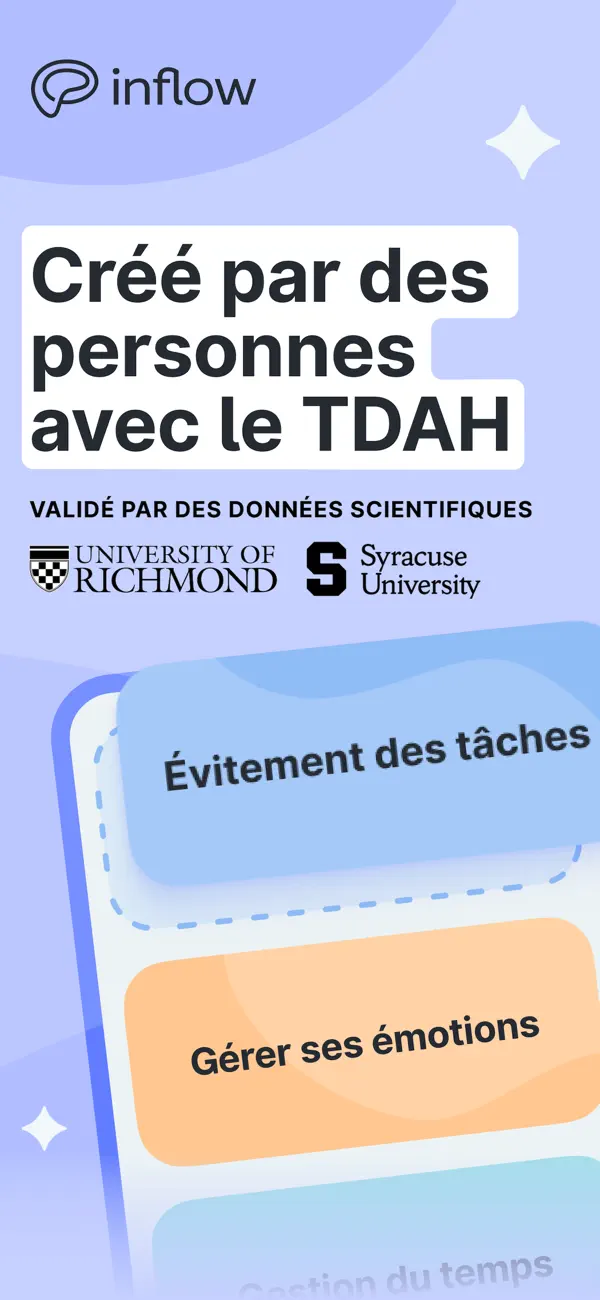 Screenshot #1 pour Inflow - Gérez votre TDAH