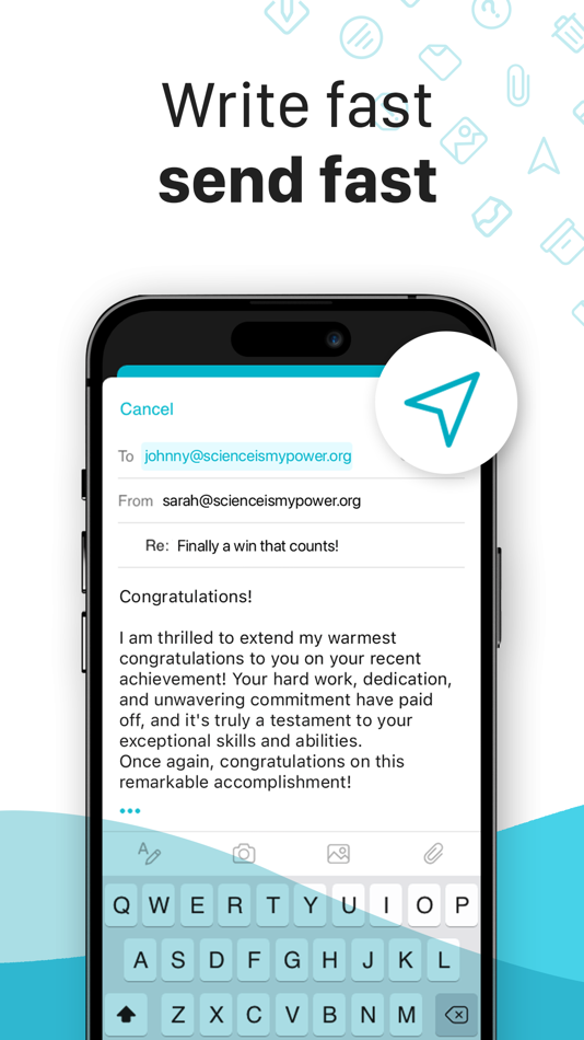#10. Email Aqua Mail Secure Client (iOS) โดย: Aqua Mail Inc.