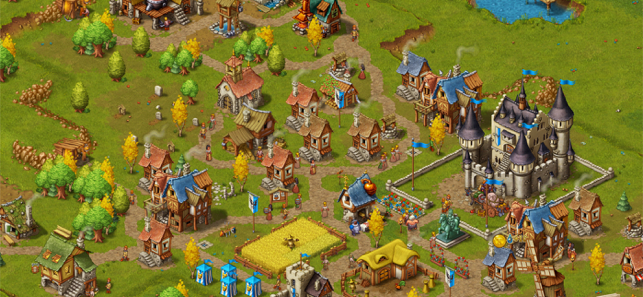 Премиум екранна снимка на Townsmen