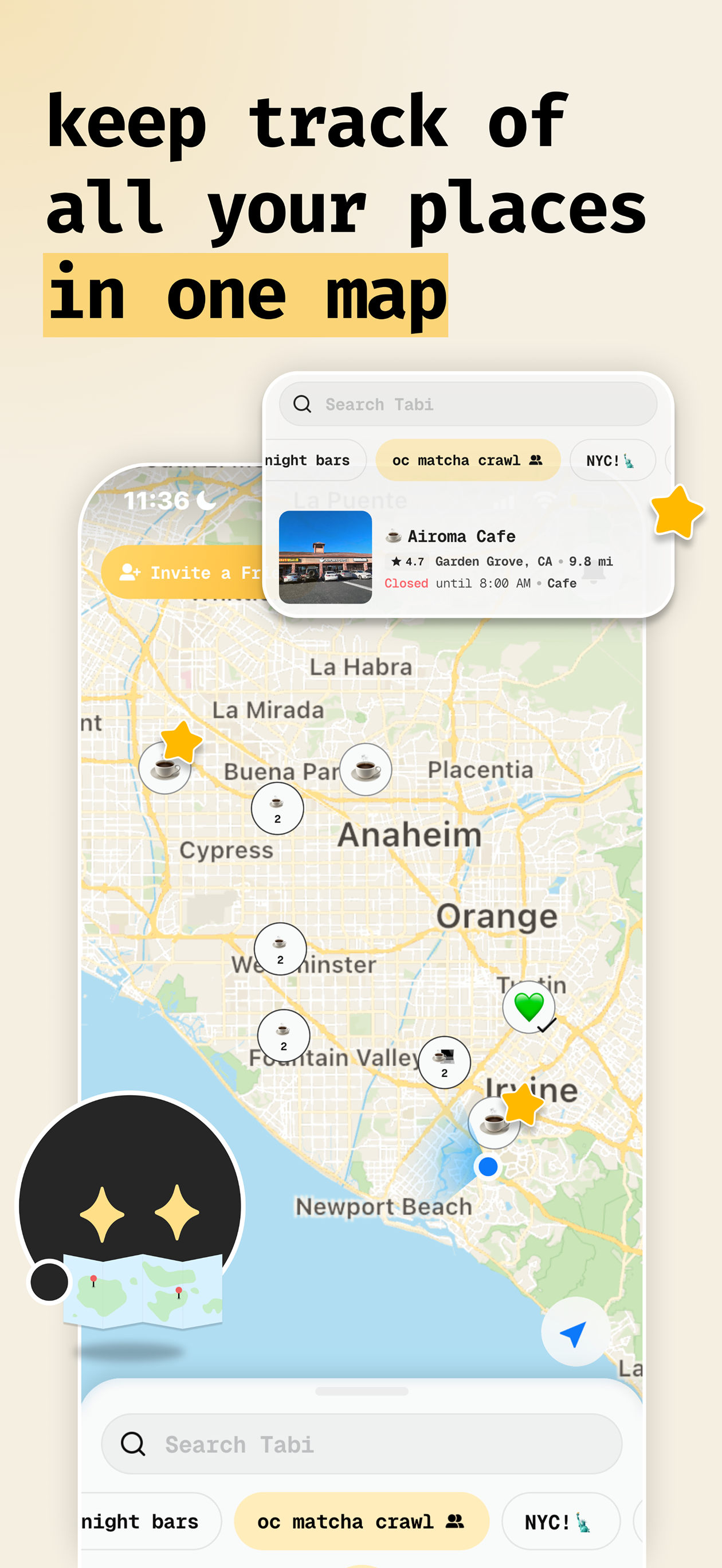 Tabi: Turn posts to places screenshot 3