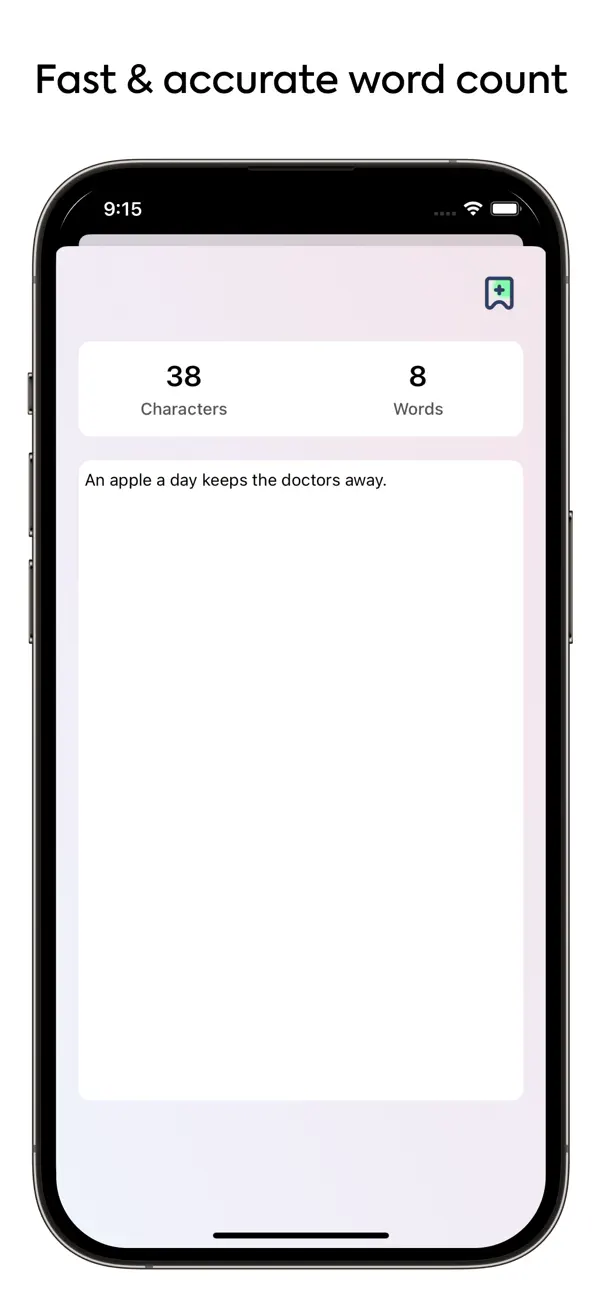 Screenshot #2 pour Instant Word Counter - AI Tool