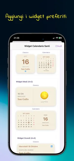 Calendario Santi screenshot 4
