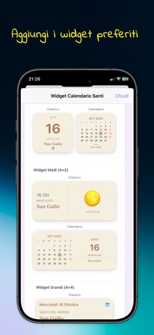 Calendario Santi screenshot