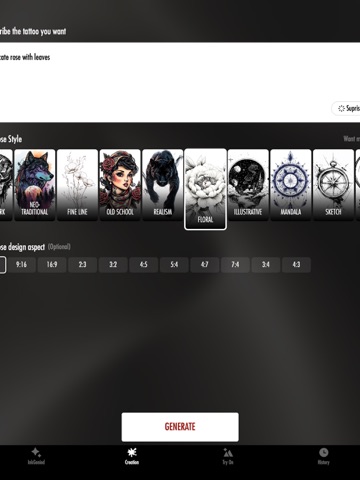 Tattoo AI - AI Tattoo Design ipad screenshot 2