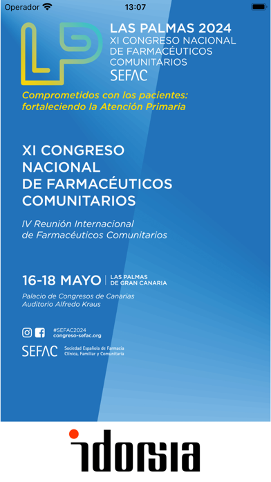 XI Congreso Nacional de SEFAC Screenshot