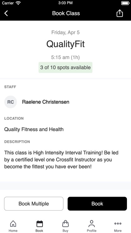 Quality Fitness and Health