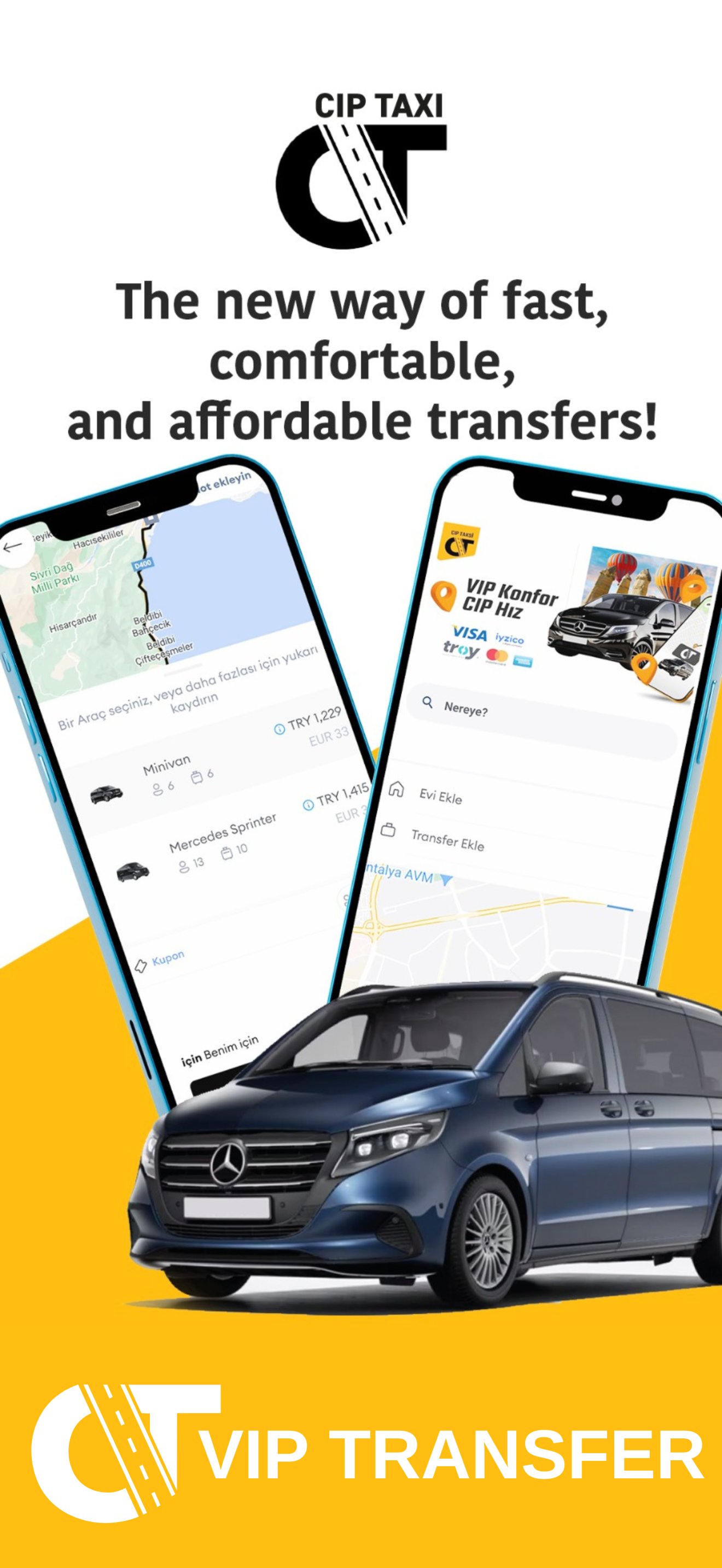CipTaxi – VIP Transfer Turkey