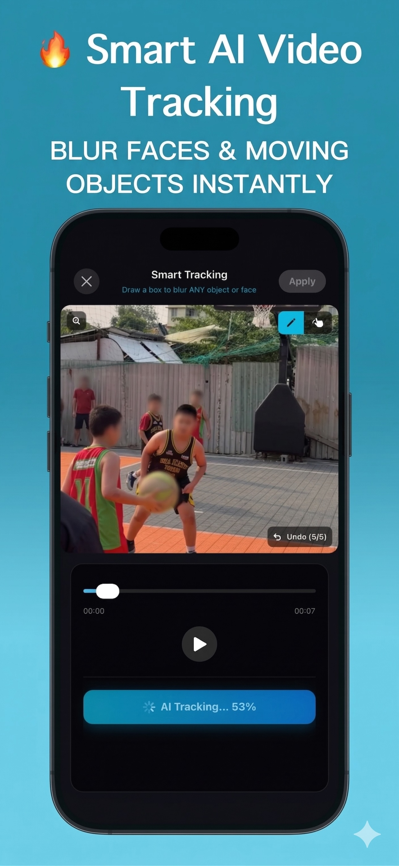 Auto Blur Faces: Photo & Video