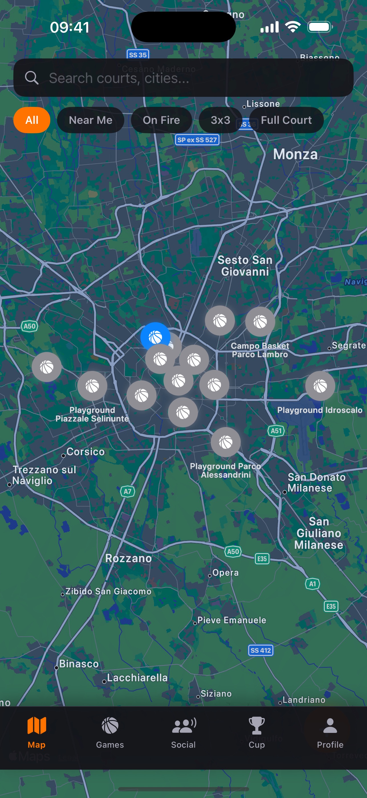 Screenshot 1 of BasketMapp
