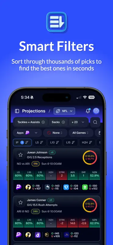 PickFinder: Data-Driven Picks screenshot 3 of 10