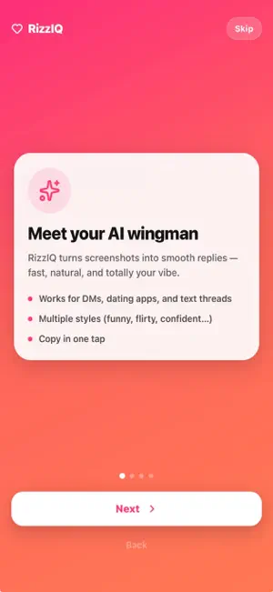 RizzIQ Response Helper screenshot 1