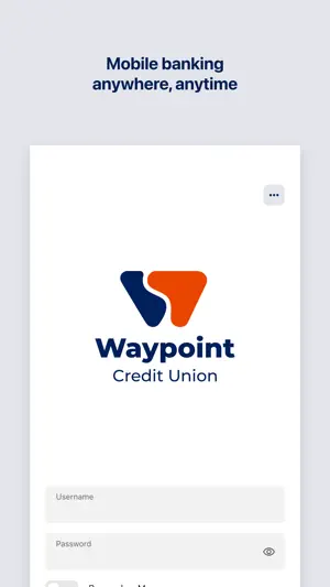 Waypoint Mobile Banking screenshot 1