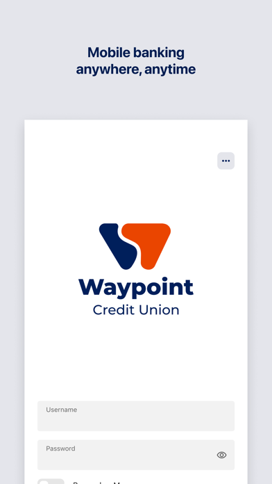 Waypoint Mobile Banking Screenshot 1 of 4