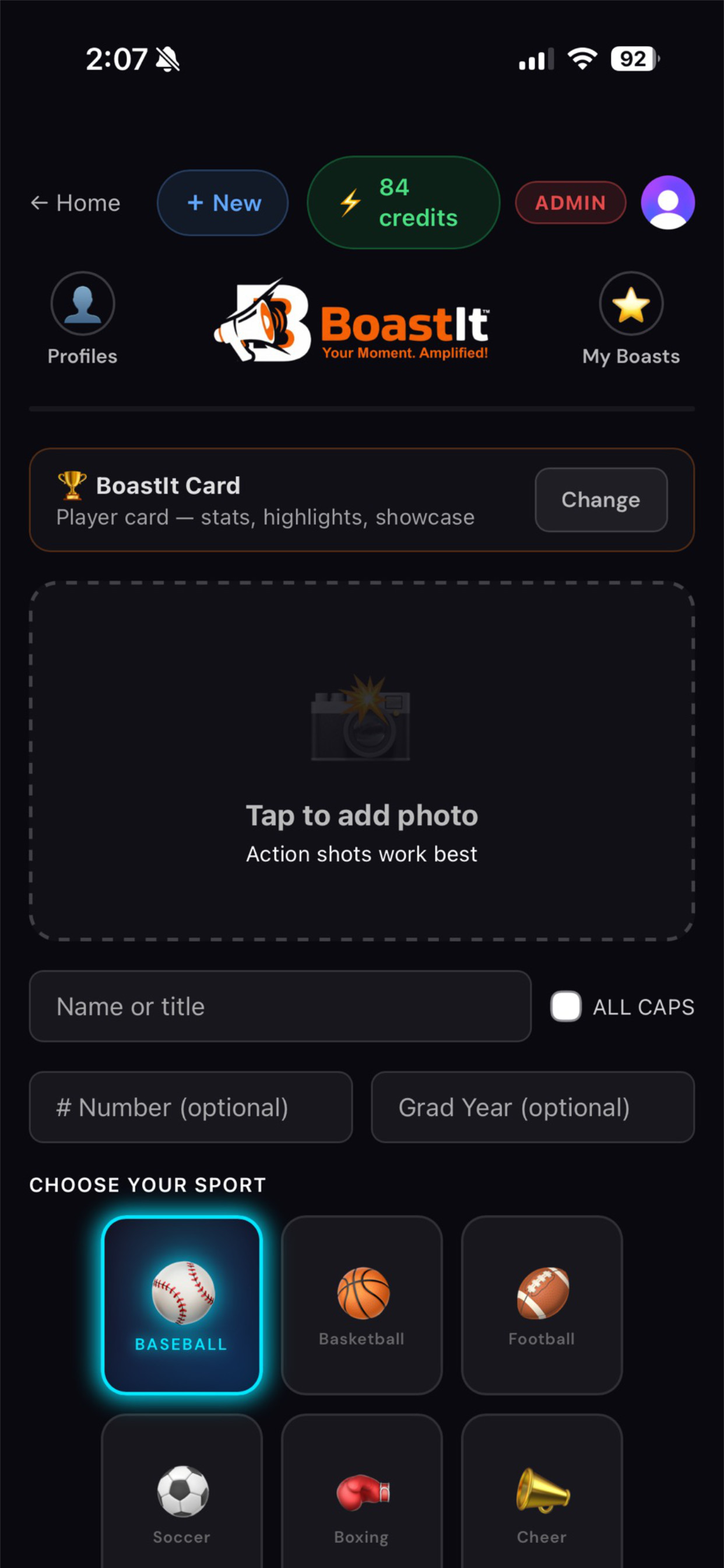 BoastIt - Sports Cards screenshot 3