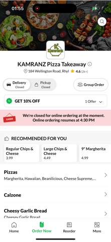KAMRANZ Pizza Takeaway Screenshot 2 of 4