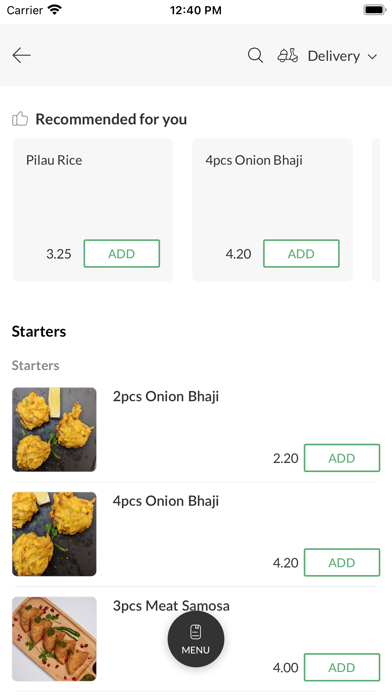 Curry Cottage Havant Screenshot