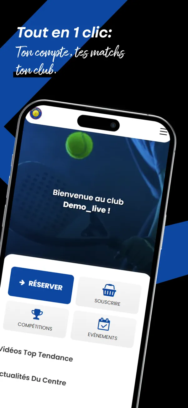 Screenshot #1 pour BEARN PADEL