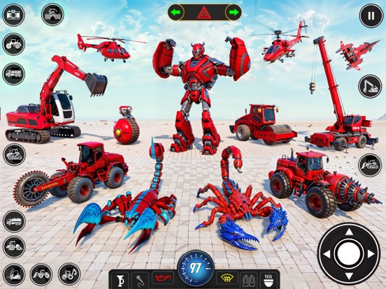 Schorpioen Robot Auto het schi iPad app afbeelding 1