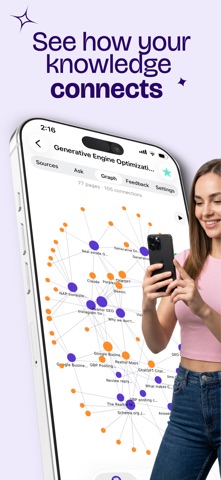 Ounie: AI Second Brain iPhone screenshot