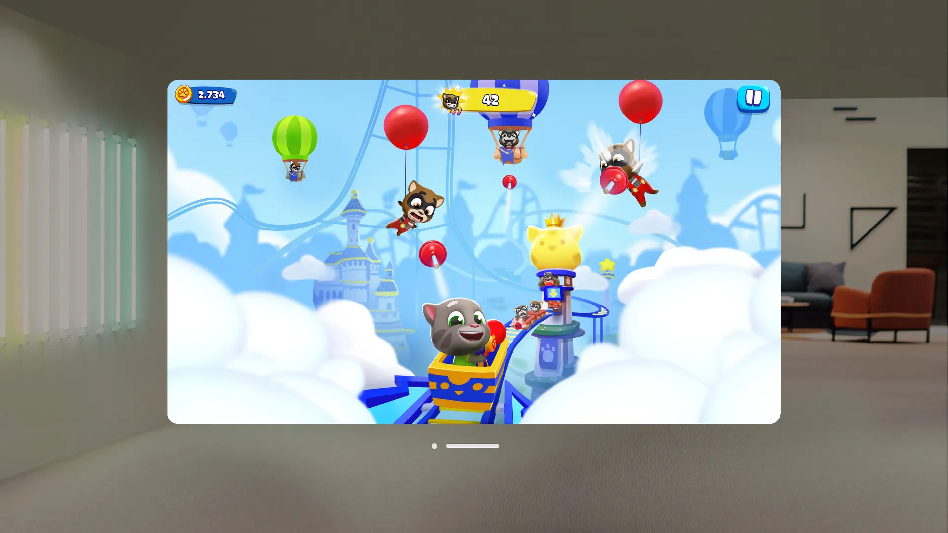 Talking Tom Blast Park screenshot