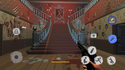 Cursed Manor scary horror game Screenshot