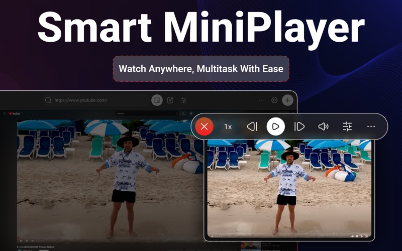 Ad-Blocker App for YouTube iPhone screenshot