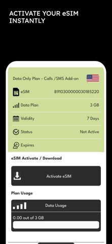 Geonet Mobile eSIM screenshot