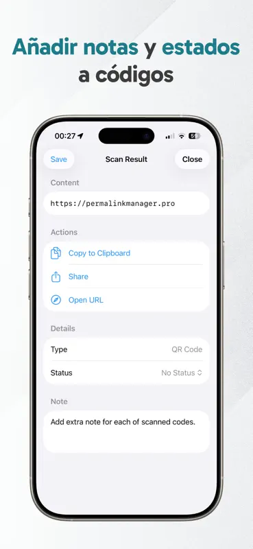 QRectly — Lector QR y códigos screenshot 6 of 9