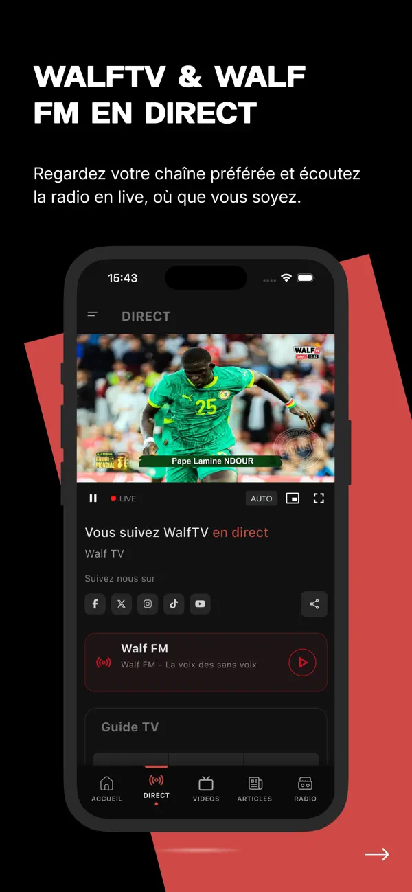 Screenshot #3 pour Walfadjri Officiel