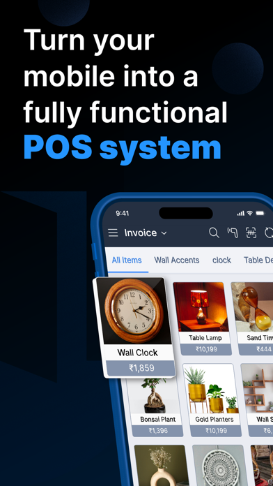 Zoho POS (Formerly Zakya) iPhone screenshot 1 - Business app