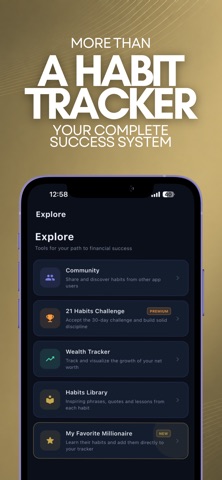 21 Millionaire Habits iPhone screenshot